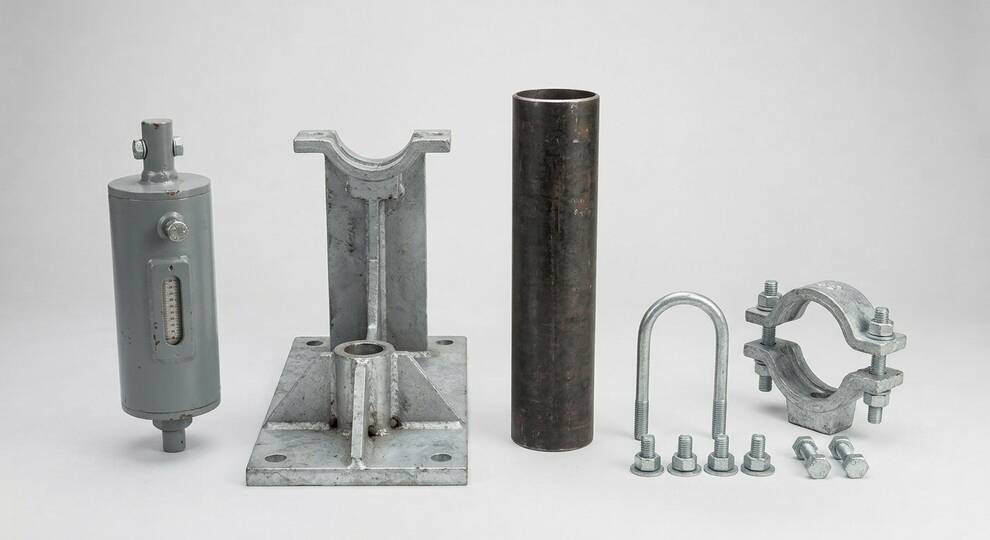 ساپورت پایپینگ و Spring Hanger